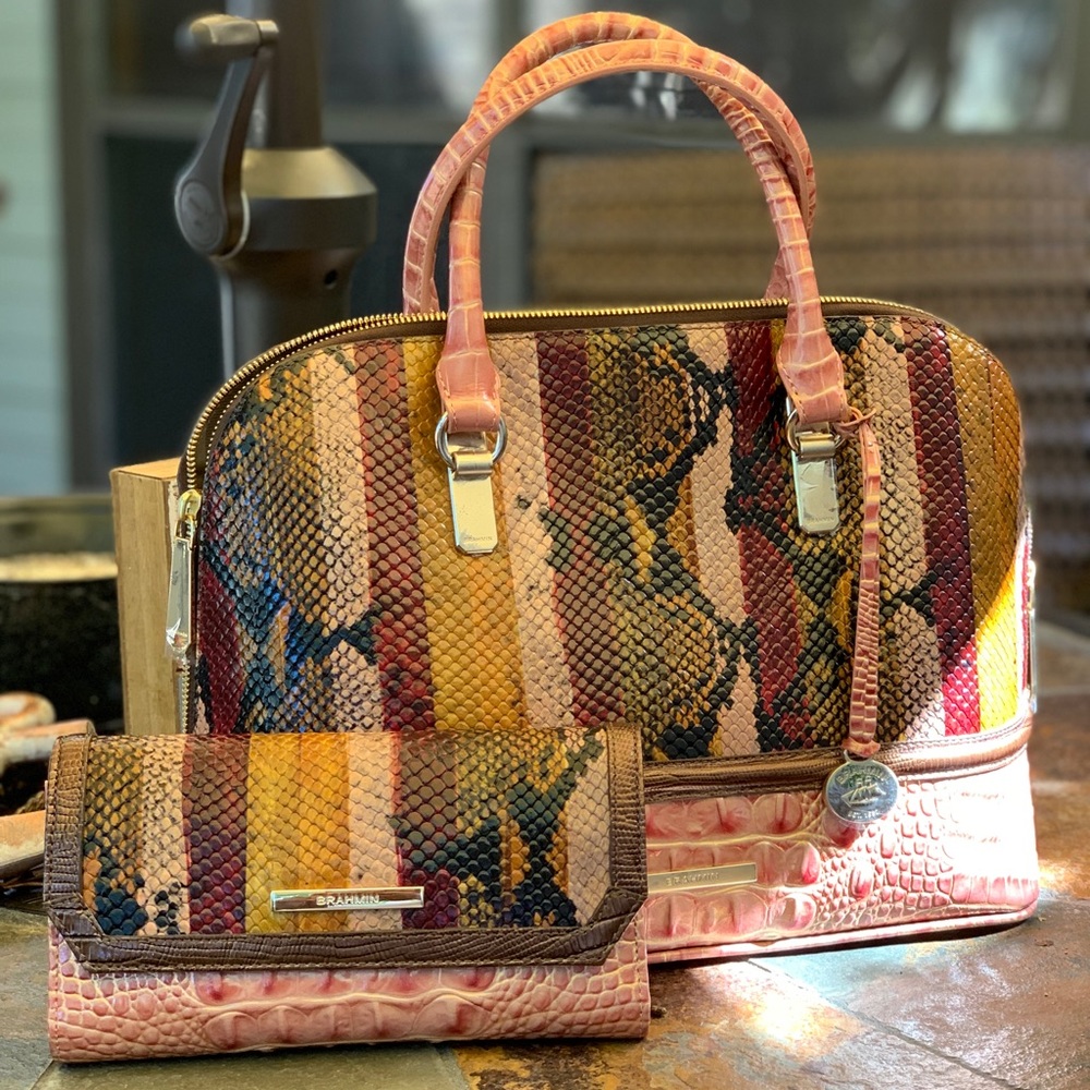 S O L D 🚫Brahmin Vivian Dome Satchel